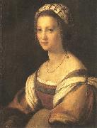 Andrea del Sarto Portrait of the Artist s Wife oil painting on canvas